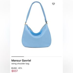 Host Pick | Mansur Gavriel swing shoulder bag in Sky